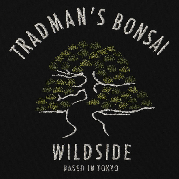 WILDSIDE &times; TRADMAN'S BONSAI Bonsai Embroidered T-shirt 詳細画像